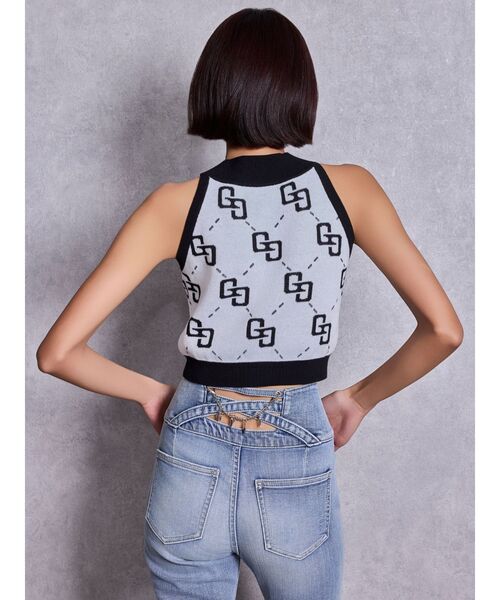 GYDA（ジェイダ）の「GG glitter quilting アメスリ KT TO（ニット/セーター・レディース・ピンク/ミント/ブラック/オフホワイト・FREE）」の22枚目の写真