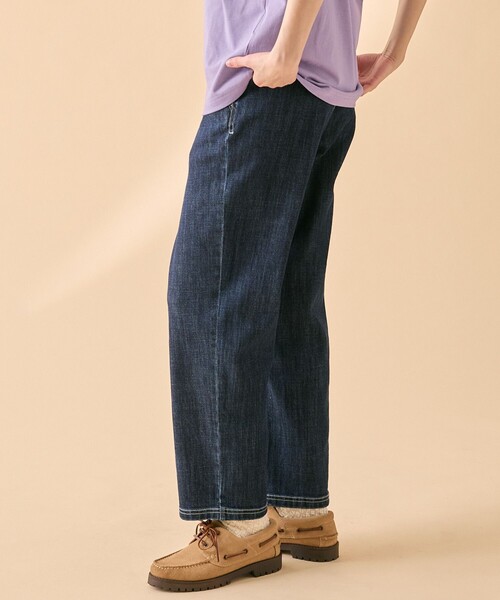 AIGLE（エーグル）の「吸水速乾 クールマックス テーパードデニムパンツ（デニムパンツ・メンズ・ダークネイビー・38/40/42）」の9枚目の写真