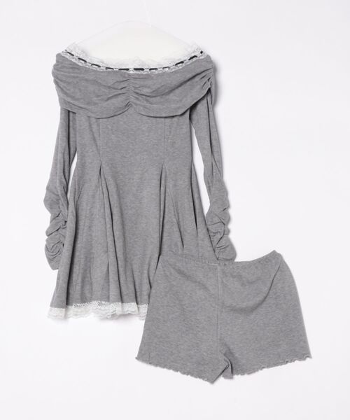 Rose Muse(ロゼミューズ)の「Off shoulder lace mini o/p(ワンピース・レディース・グレー/ピンク・FREE)」の20枚目の写真