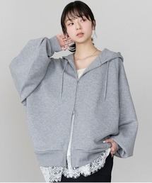 pocket | ダンボールWジップパーカー(パーカー)