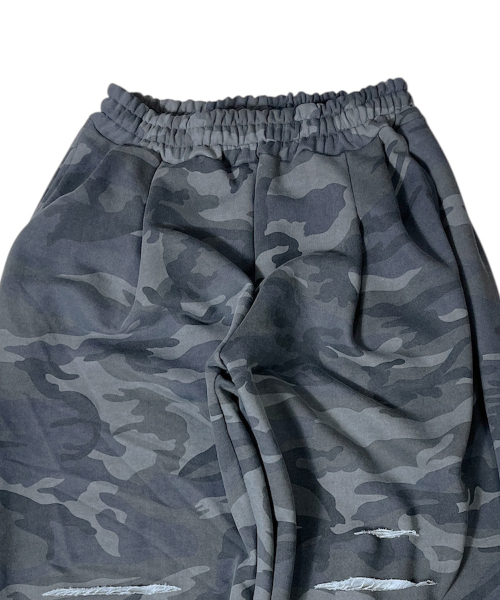 SK8ER ROCK(スケーターロック)の「Cut Off Camouflage Sweat Wide Pants ((gray))(スウェットパンツ・レディース・その他・LARGE/MEDIUM)」の6枚目の写真