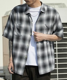 TOWNCRAFT | TOWNCRAFT/タウンクラフト 60S LOOP COLLAR SHIRT オンブレチェック オープンカラー 2026年春夏(シャツ/ブラウス)