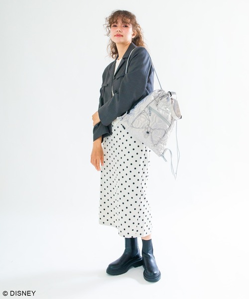 Disney（ディズニー）の「ディズニー/キルティングナップサック（バックパック/リュック・レディース・ブラック/シルバー・FREE）」の11枚目の写真