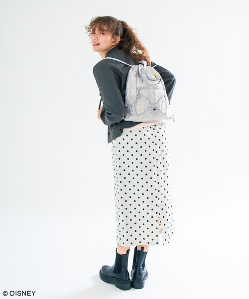 Disney（ディズニー）の「ディズニー/キルティングナップサック（バックパック/リュック・レディース・ブラック/シルバー・FREE）」の17枚目の写真