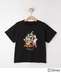 Disney（ディズニー）の「【Disney】ミッキー＆フレンズプリントTシャツ（Tシャツ/カットソー）」