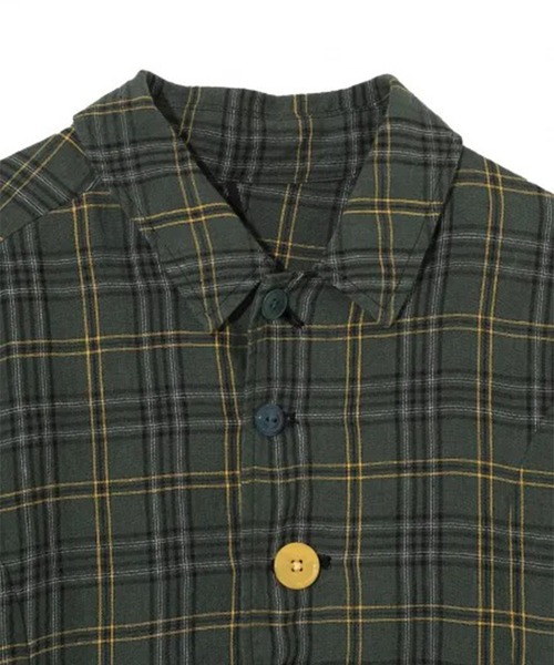 UNDERCOVER（アンダーカバー）の「【UNDERCOVER】UC1F4302　チェックシャツコート（ダウンジャケット/コート・メンズ・グリーン・3）」の10枚目の写真