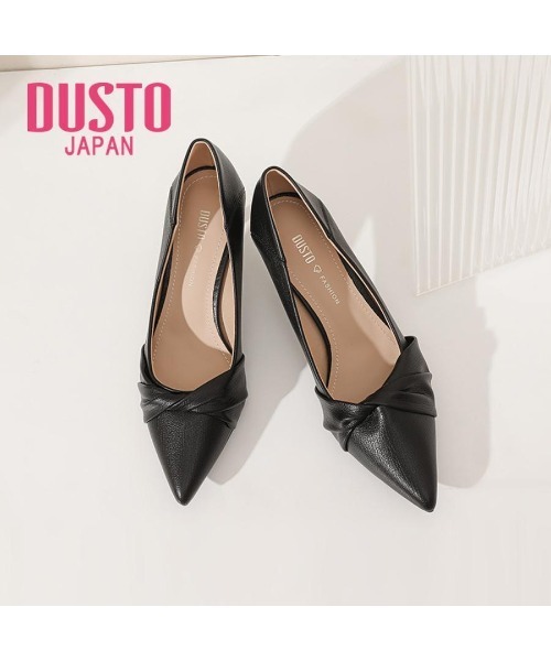 VIBGYOR(ヴィブジョー)の「【DUSTO】レディースヒールパンプス(MA)(パンプス・レディース・ピンク/ブラック/ベージュ・24/23.5/23/22)」の1枚目の写真