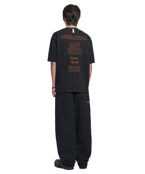 NOMANUAL(NOMANUAL)の「ROOMY LOOSE COTTON PANTS - BLACK(その他パンツ・レディース・その他・SMALL/MEDIUM/LARGE/X-LARGE)」の4枚目の写真