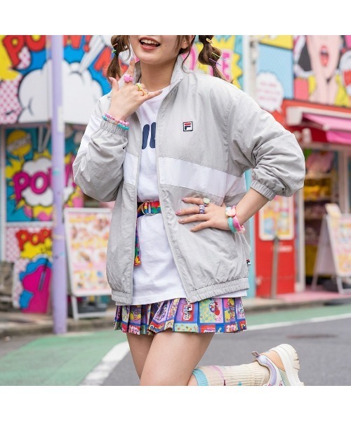 FILA｜フィラ（メンズ）のナイロンジャケット（グレー/灰色系・ワン