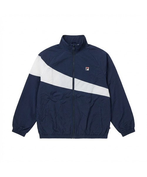 FILA(フィラ)の「TRACK JACKET(ナイロンジャケット・メンズ・ネイビー/アイボリー/ライトグレー・XL/L/M/S)」の11枚目の写真
