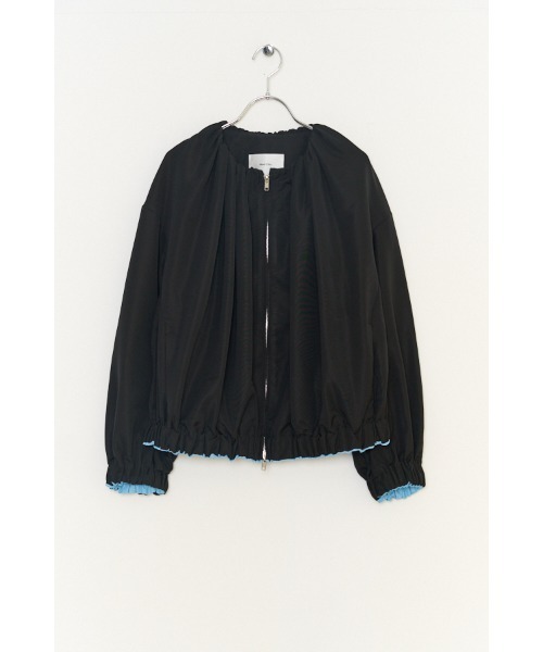 Muel Chic（ミュエルシック）の「Cova blouson  コヴァブルゾン（ブルゾン・レディース・スカイブルー/ブラック/アイボリー・FREE）」の8枚目の写真