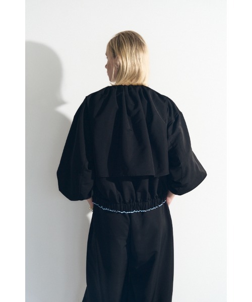 Muel Chic（ミュエルシック）の「Cova blouson  コヴァブルゾン（ブルゾン・レディース・スカイブルー/ブラック/アイボリー・FREE）」の15枚目の写真