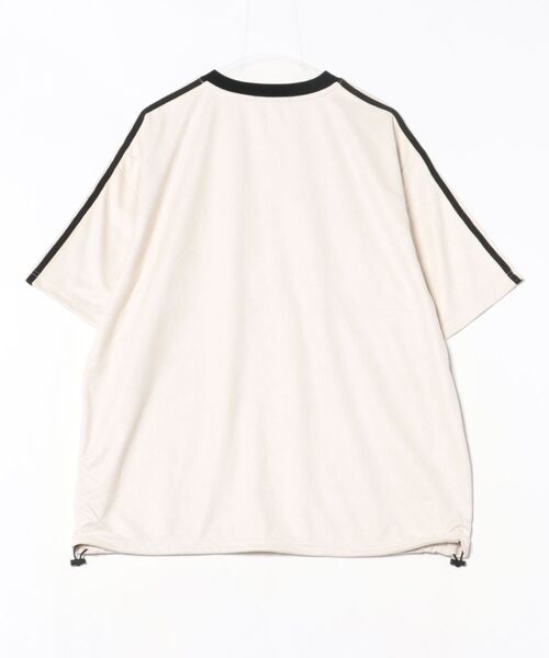 8(eight)(エイト)の「カットスウェードゲームシャツ(Tシャツ/カットソー・メンズ・ピンク/アイボリー/チャコールグレー・LARGE/SMALL/MEDIUM)」の4枚目の写真