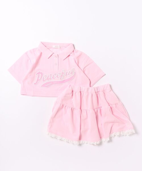 ポロ×チュールスカートセットアップ 1529K（アンサンブル）｜BABYDOLL