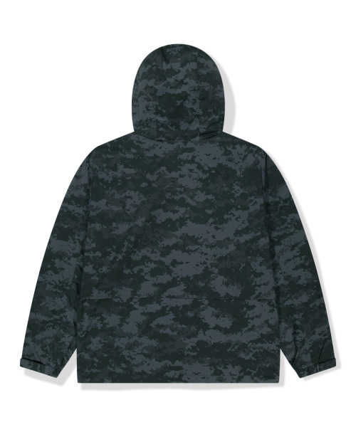 WKNDRS(ウィーキャンドース)の「DIGI CAMO WINDBREAKER (BLACK)(ナイロンジャケット・レディース・その他・MEDIUM/LARGE/X-LARGE)」の2枚目の写真