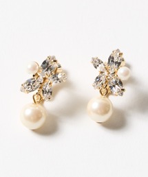 AIMER | チェコガラスモチーフ×パールイヤリング(イヤリング)