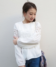 Chico | レース切り替えブラウス(シャツ/ブラウス)