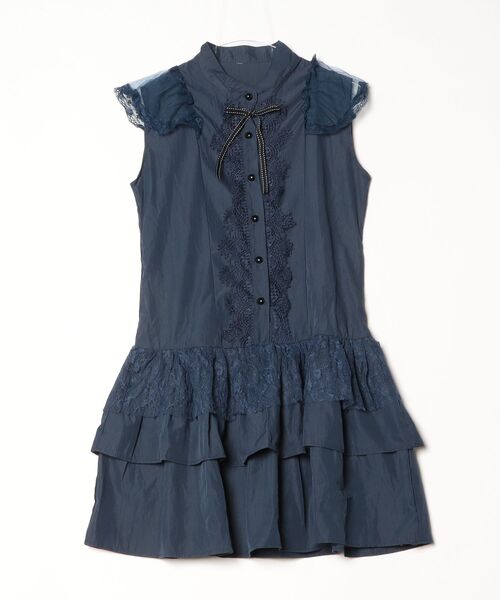 gossip！ロサンゼルス（ゴシップロサンゼルス）の「YUGA　ケーキスカートワンピース（ワンピース・レディース・ネイビー・M/L）」の8枚目の写真