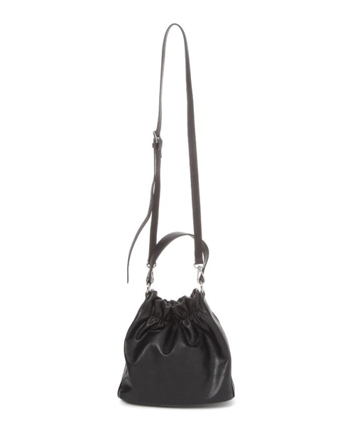 LAKOLE（ラコレ）の「2WAYクチギャザーミニショルダーバッグ / 660845（ショルダーバッグ・レディース・ライトグレー/オフホワイト/ブラック・FREE）」の5枚目の写真