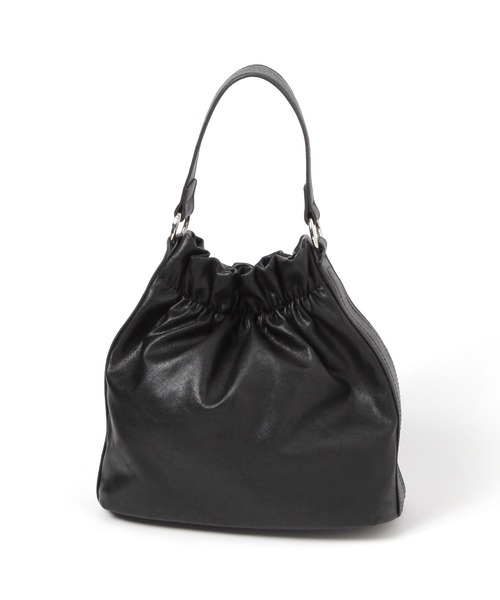 LAKOLE（ラコレ）の「2WAYクチギャザーミニショルダーバッグ / 660845（ショルダーバッグ・レディース・ライトグレー/オフホワイト/ブラック・FREE）」の6枚目の写真