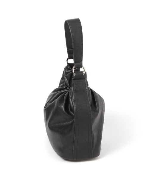 LAKOLE（ラコレ）の「2WAYクチギャザーミニショルダーバッグ / 660845（ショルダーバッグ・レディース・ライトグレー/オフホワイト/ブラック・FREE）」の7枚目の写真