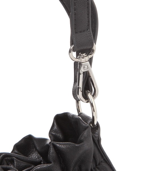 LAKOLE（ラコレ）の「2WAYクチギャザーミニショルダーバッグ / 660845（ショルダーバッグ・レディース・ライトグレー/オフホワイト/ブラック・FREE）」の10枚目の写真