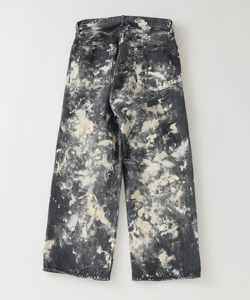 JOURNAL STANDARD J.S HOMESTEAD（ジャーナルスタンダードホームステッド）の「J.S.Homestead / ブラッシュ ペイント 5ポケット ワイド デニム（デニムパンツ・メンズ・ブラック・LARGE/MEDIUM/SMALL）」の8枚目の写真