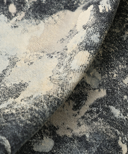 JOURNAL STANDARD J.S HOMESTEAD（ジャーナルスタンダードホームステッド）の「J.S.Homestead / ブラッシュ ペイント 5ポケット ワイド デニム（デニムパンツ・メンズ・ブラック・LARGE/MEDIUM/SMALL）」の9枚目の写真