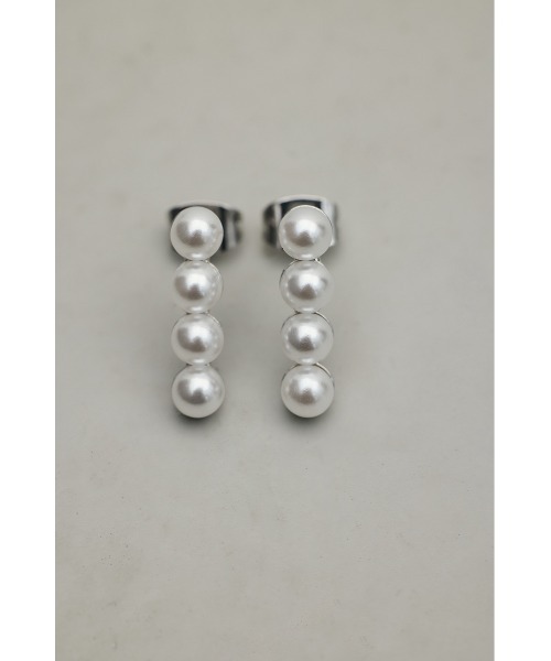 STYLEMIXER（スタイルミキサー）の「イミテーションパールピアス（ピアス（両耳用）・レディース・シルバー/ゴールド・FREE）」の4枚目の写真