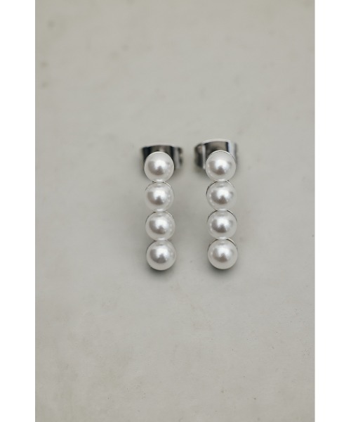 STYLEMIXER（スタイルミキサー）の「イミテーションパールピアス（ピアス（両耳用）・レディース・シルバー/ゴールド・FREE）」の5枚目の写真