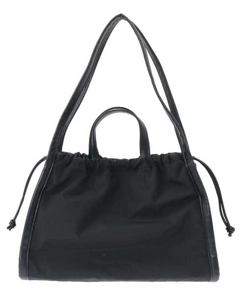 CONVERSE TOKYO(コンバーストウキョウ)の「GATHERED HANDLE TOTE BAG(トートバッグ・レディース・ブラック/グレー・FREE)」の2枚目の写真