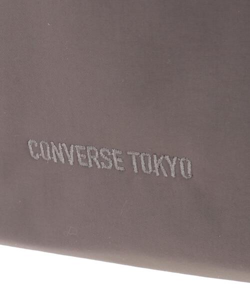 CONVERSE TOKYO(コンバーストウキョウ)の「GATHERED HANDLE TOTE BAG(トートバッグ・レディース・ブラック/グレー・FREE)」の13枚目の写真