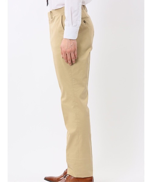 TAKA-Q(タカキュー)の「スラックス メンズ ビジネス パンツ ストレッチ ウォッシャブル スリム ノータック テーパード 綿混 チノ(チノパンツ・メンズ・ベージュ・S/MEDIUM/LARGE/X-LARGE/3L)」の8枚目の写真