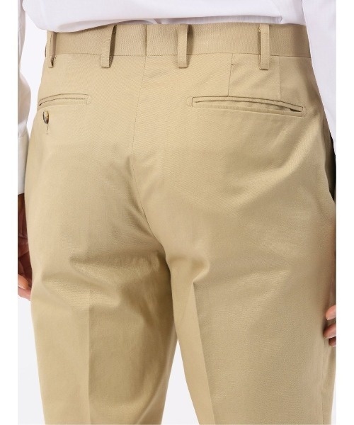 TAKA-Q(タカキュー)の「スラックス メンズ ビジネス パンツ ストレッチ ウォッシャブル スリム ノータック テーパード 綿混 チノ(チノパンツ・メンズ・ベージュ・S/MEDIUM/LARGE/X-LARGE/3L)」の11枚目の写真