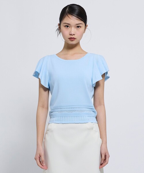 TOCCA（トッカ）の「PIXIE MAGIC ニットトップス（ニット/セーター・レディース・ライラック系/アイボリー系/スカイブルー系・SMALL/MEDIUM）」の2枚目の写真