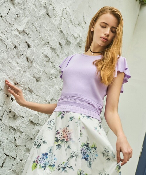 TOCCA（トッカ）の「PIXIE MAGIC ニットトップス（ニット/セーター・レディース・ライラック系/アイボリー系/スカイブルー系・SMALL/MEDIUM）」の4枚目の写真