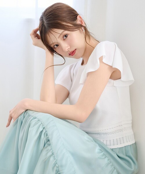 TOCCA（トッカ）の「PIXIE MAGIC ニットトップス（ニット/セーター・レディース・ライラック系/アイボリー系/スカイブルー系・SMALL/MEDIUM）」の5枚目の写真