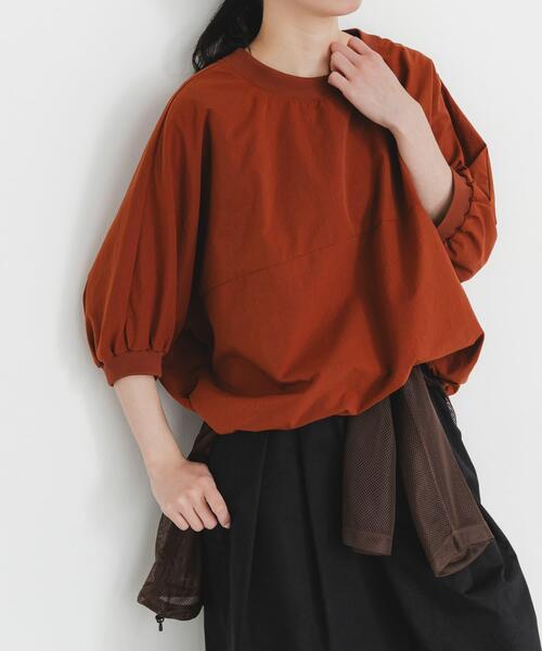 EKAL（エカル）の「『吸水速乾/通気性/軽量』DOT AIR SHORT-SLEEVE PULLOVER（Tシャツ/カットソー・レディース・ブラック/チャコールグレー/オレンジ系その他/ブラウン・ONE）」の17枚目の写真