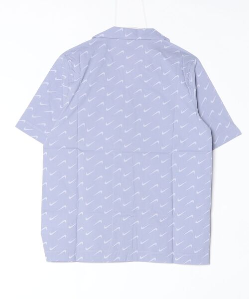 NIKE（ナイキ）の「NIKE/ナイキ AS W NSW MOD WVN SS TOP（シャツ/ブラウス・レディース・ホワイト/ブルー・S/XL/XS/M）」の3枚目の写真