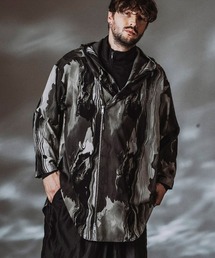 NO ID.（ノーアイディ）の「mj11496- ﾗｲﾀﾞｰｽZIPﾌｰﾄﾞｺｰﾄ(458006-455C)（ライダースジャケット）」