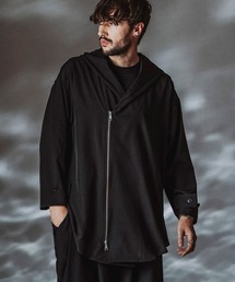 NO ID.（ノーアイディ）の「mj11496- ﾗｲﾀﾞｰｽZIPﾌｰﾄﾞｺｰﾄ(458006-455C)（ライダースジャケット）」