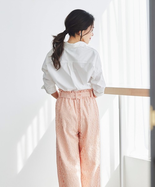 &BLOOM(アンドブルーム)の「総レース ワイドパンツ &BLOOM(アンドブルーム)(その他パンツ・レディース・ピンク/ネイビー・M/L)」の18枚目の写真