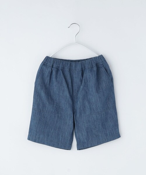 THE SHOP TK （ザ ショップ ティーケー ）の「デニム ショートパンツ（デニムパンツ・キッズ・ライトブルー/ネイビー・11/12/13/14/15 /16）」の2枚目の写真