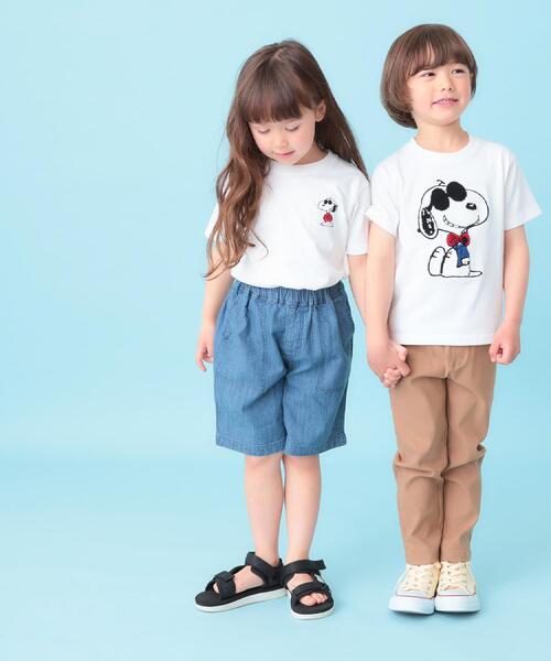 THE SHOP TK （ザ ショップ ティーケー ）の「デニム ショートパンツ（デニムパンツ・キッズ・ライトブルー/ネイビー・11/12/13/14/15 /16）」の4枚目の写真