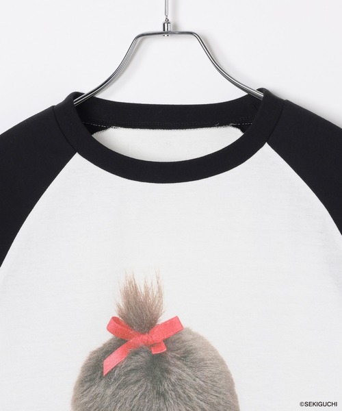 Heather(ヘザー)の「【モンチッチ×Heather】ラグランTEE 659563(Tシャツ/カットソー・レディース・レッド/ブラック・FREE)」の14枚目の写真