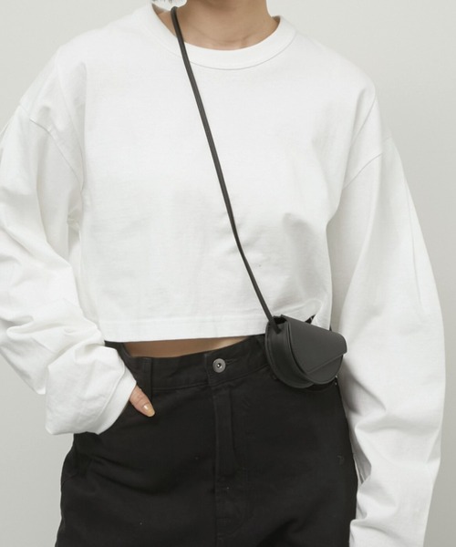 LA PEAU DE GEM(ラポドゥジェム)の「【LA PEAU DE GEM】The Capsule Keeper/カプセルキーパー(ショルダーバッグ・レディース・ブラック・FREE)」の4枚目の写真