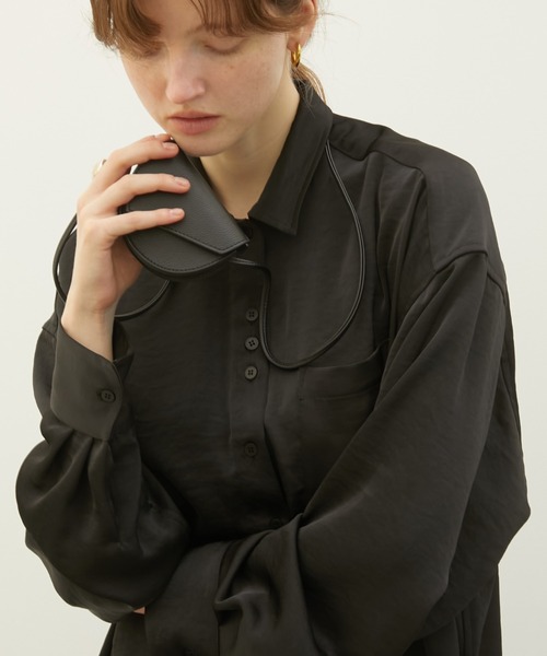 LA PEAU DE GEM(ラポドゥジェム)の「【LA PEAU DE GEM】The Capsule Keeper/カプセルキーパー(ショルダーバッグ・レディース・ブラック・FREE)」の7枚目の写真