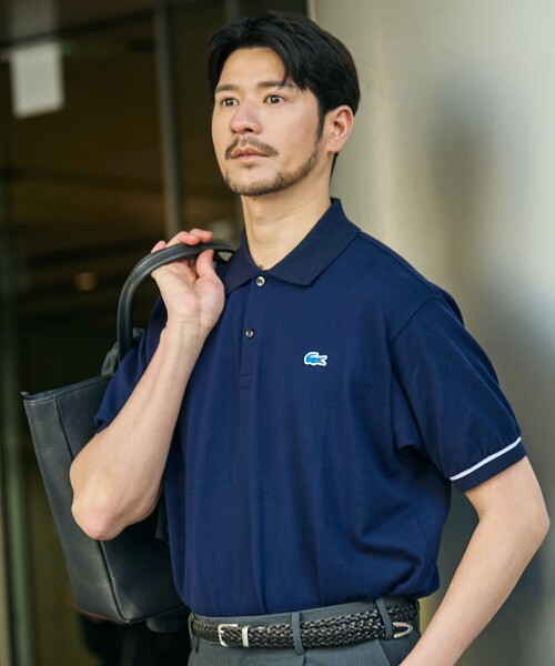 SHIPS別注】LACOSTE: シャンティイー トリム ポロシャツ（ポロシャツ