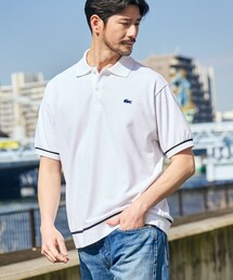 SHIPS別注】LACOSTE: クラシック ニットリブ ポロシャツ（ポロシャツ