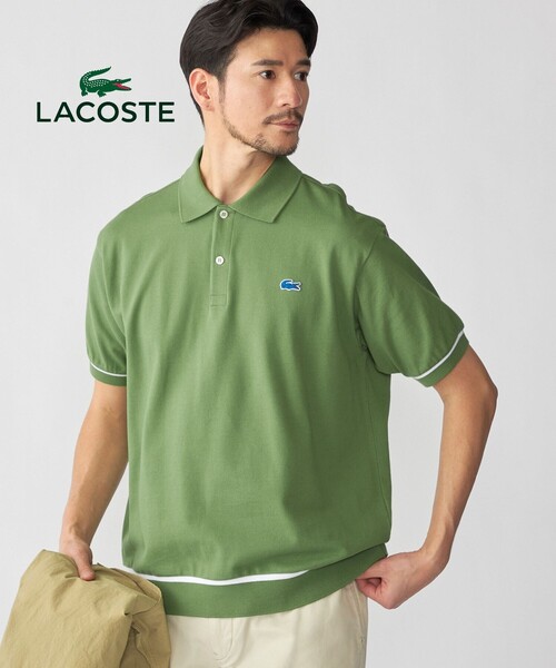 コムデギャルソンシャツ　ラコステ　Lacoste グリーン ポロシャツ 中古・古着通販】LACOSTE (ラコステ) COMME des GARCONS SHIRT